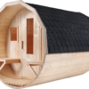 Zewnętrzna sauna beczkowa – Tabor