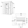 Sauna Zewnętrzna Talo - M - obrazek 9