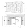 Sauna Zewnętrzna Talo - XL - obrazek 12