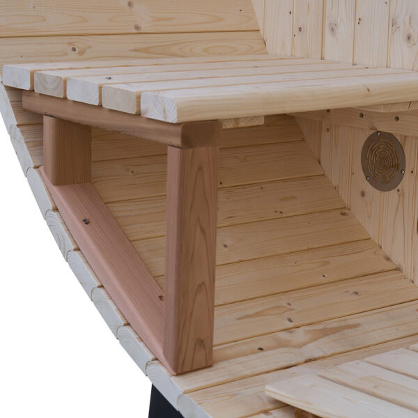 Sauna Zewnętrzna - Lagom Deluxe - Opalana Drewnem - obrazek 6