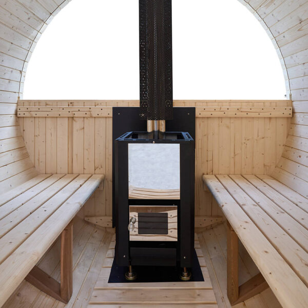 Sauna Zewnętrzna - Lagom Deluxe - Opalana Drewnem - obrazek 7