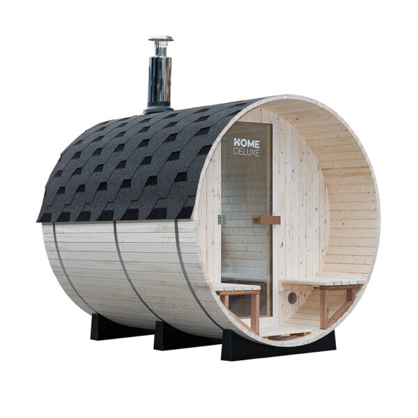 Sauna Zewnętrzna - Lagom Deluxe - Opalana Drewnem - obrazek 4